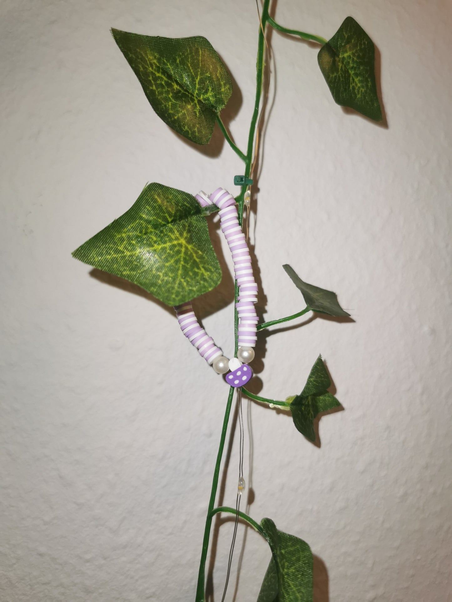 Handmade braclets purple pearl