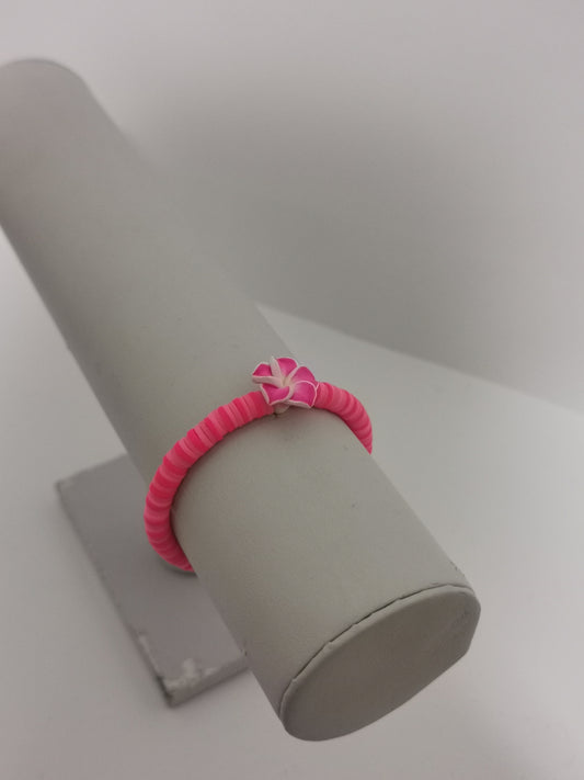 Pinkes Blumen Armband